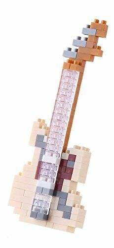 Nanoblock Electric Guitar Ivory Nbc_147 - Japan Figure