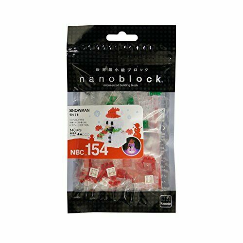 Nanoblock Snowman Nbc_154- Japan Figure Store - #1 Bring To You The Best Japanese Goods