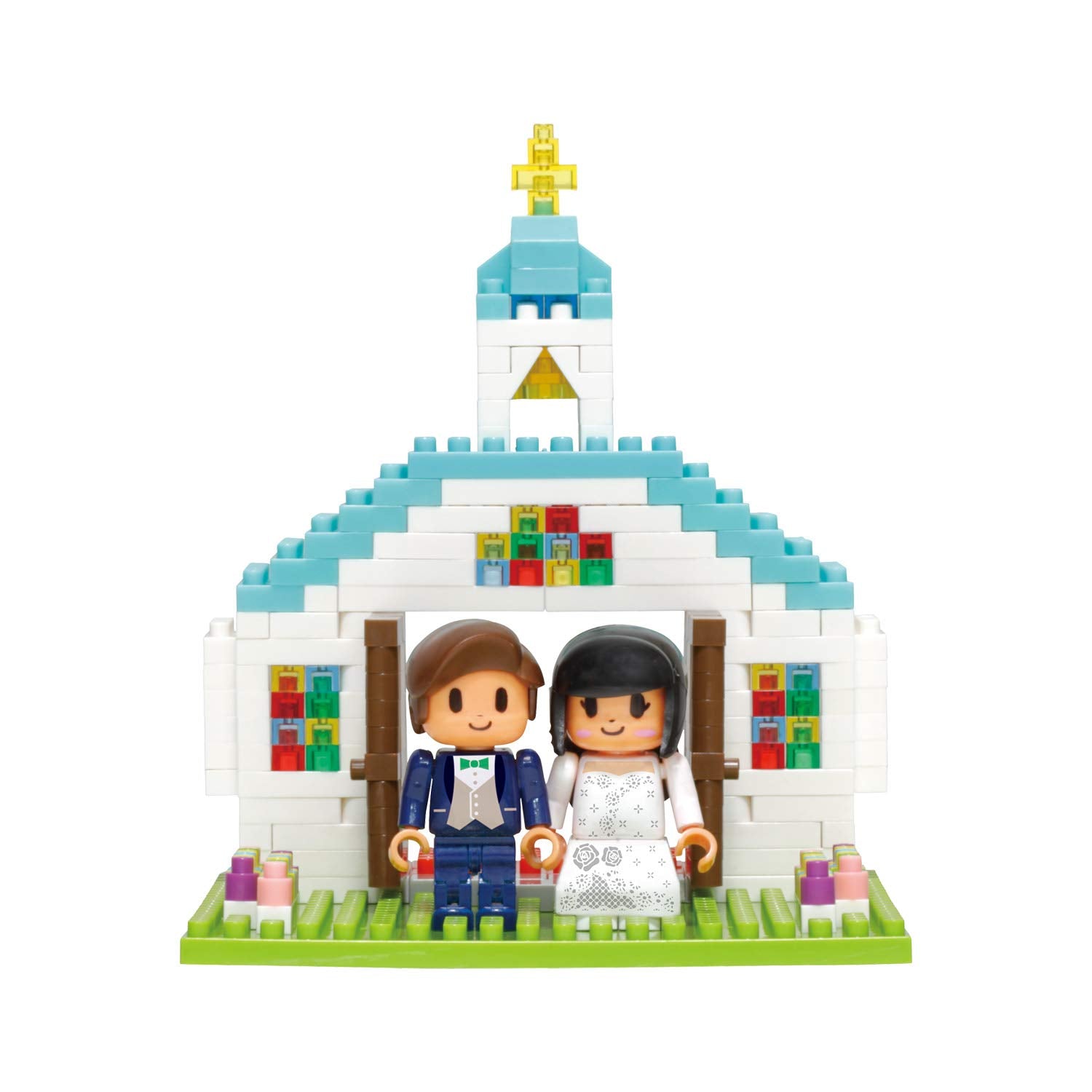 KAWADA Nbh-212 Nanoblock Stories Collection Wedding- Japan Figure Store - #1 Bring To You The Best Japanese Goods