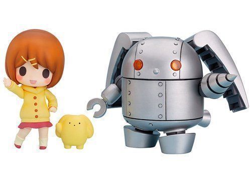 Nendoroid 304 Wooser's Hand-to-mouth Life Rin & Wooser + Mechawooser Figure - Japan Figure