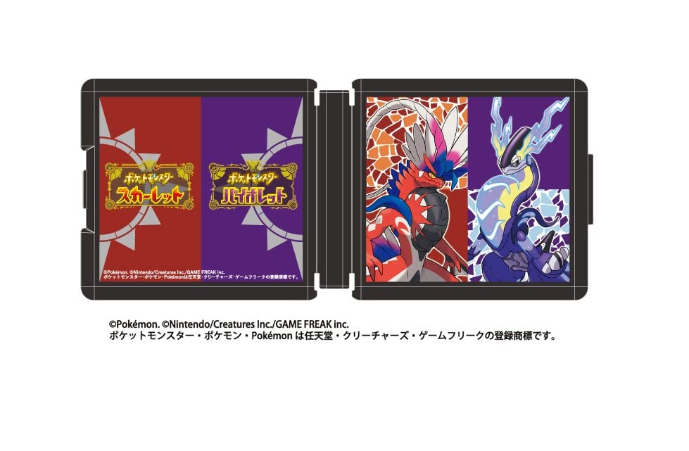 Game Card Case Nintendo Switch Koraidon And Miraidon V2 Pokémon Scarlet Violet- Japan Figure Store - #1 Bring To You The Best Japanese Goods