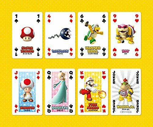 Nintendo Mario Playing Cards Nap-05 Character Illustrations- Japan Figure Store - #1 Bring To You The Best Japanese Goods