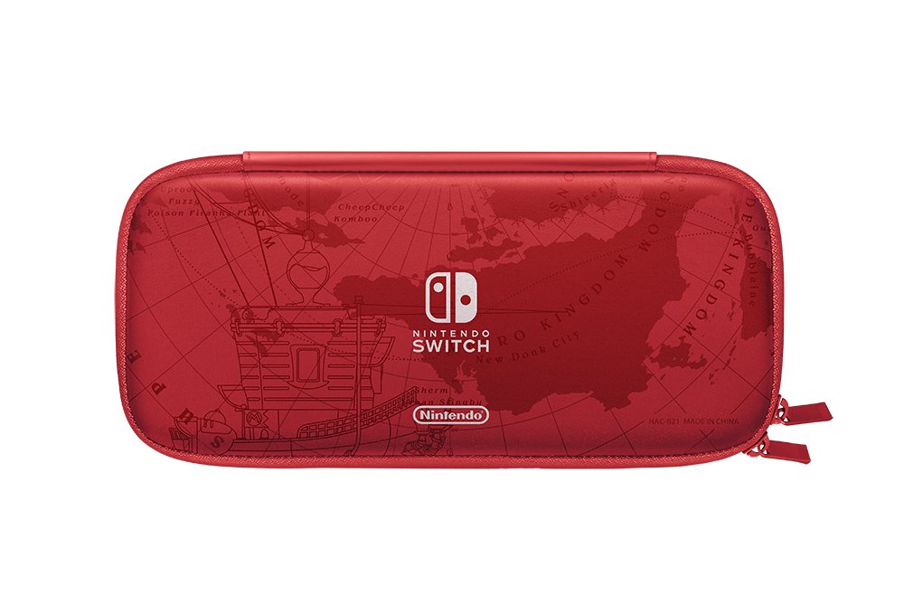 NINTENDO Switch Carrying Case Super Mario Odissey W/ Screen Protective Sheet- Japan Figure Store - #1 Bring To You The Best Japanese Goods