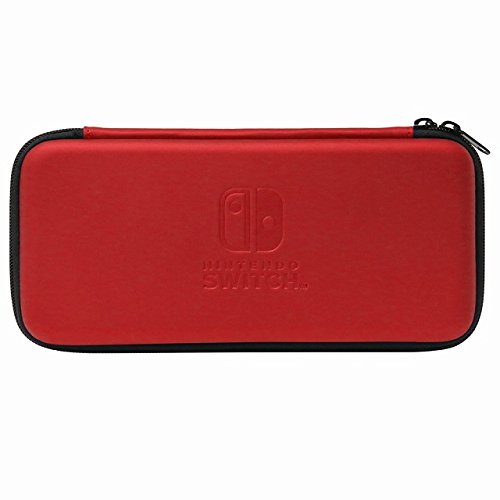 HORI Slim Hard Pouch Red For Nintendo Switch- Japan Figure Store - #1 Bring To You The Best Japanese Goods
