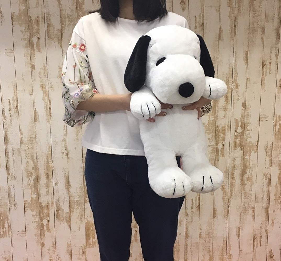 Nakajima Plush Doll Hug Hug Snoopy Black L- Japan Figure Store - #1 Bring To You The Best Japanese Goods