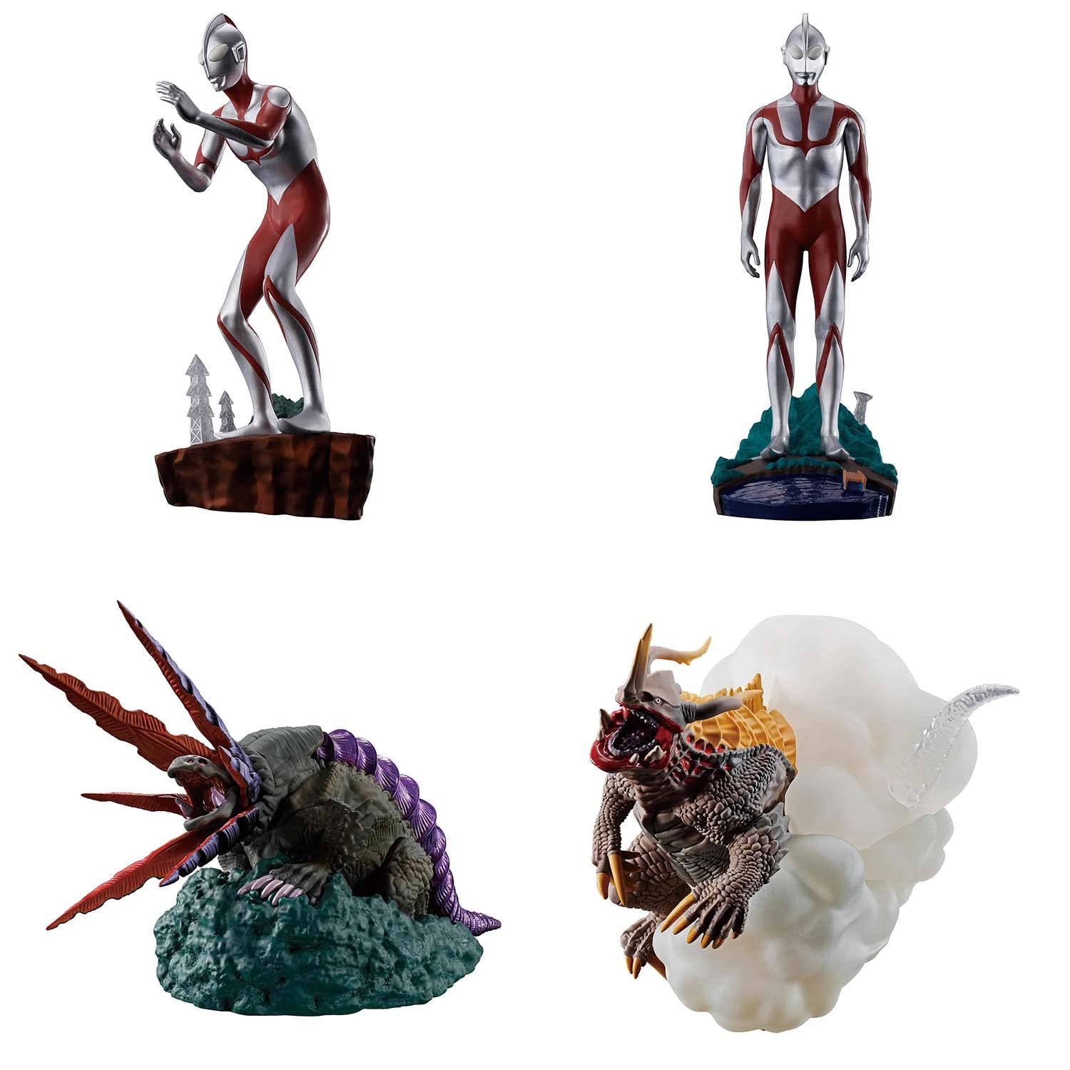 MEGAHOUSE - Puchirama Series Fantasy Sfx Diorama Ultraman Part 4Pack Box- Japan Figure Store - #1 Bring To You The Best Japanese Goods