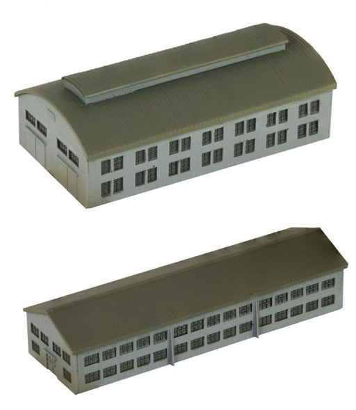 Pit Road 1/700 Skywave Series Army Base (Warehouse/Barracks) Plastic Model Sw23- Japan Figure Store - #1 Bring To You The Best Japanese Goods