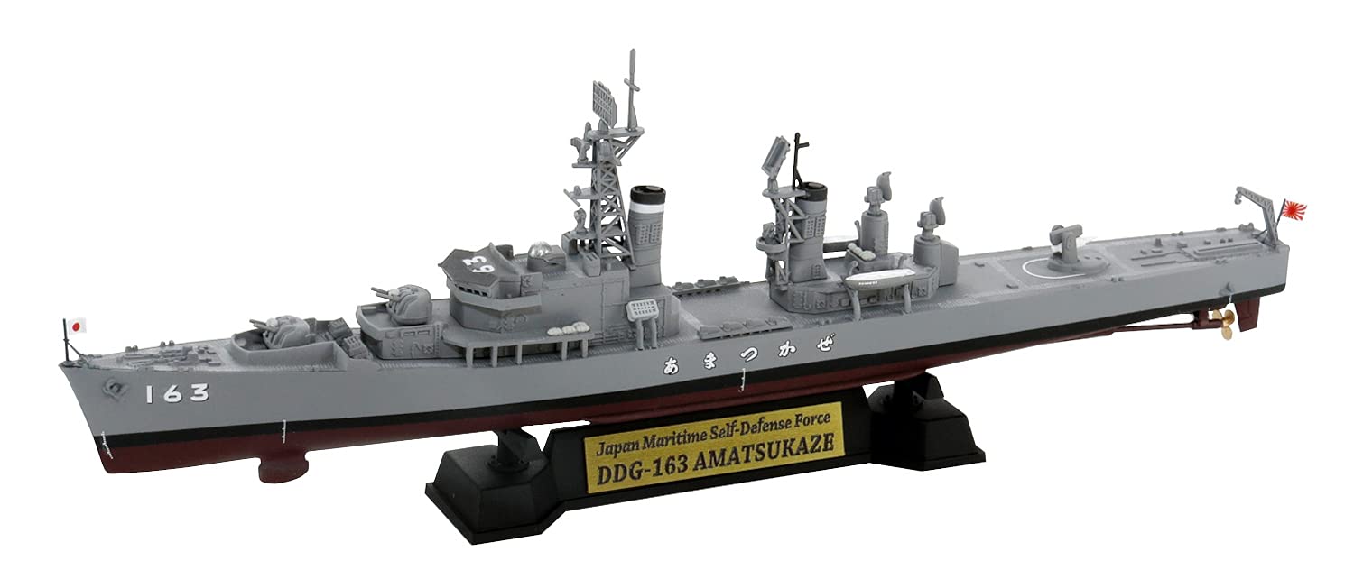 Pit Road 1/700 Skywave Series Maritime Self-Defense Force Destroyer Ddg-163 Amatsukaze Commissioned With Flag And Ship Name Plate Etching Parts Plastic Model J88Nh- Japan Figure Store - #1 Bring To You The Best Japanese Goods