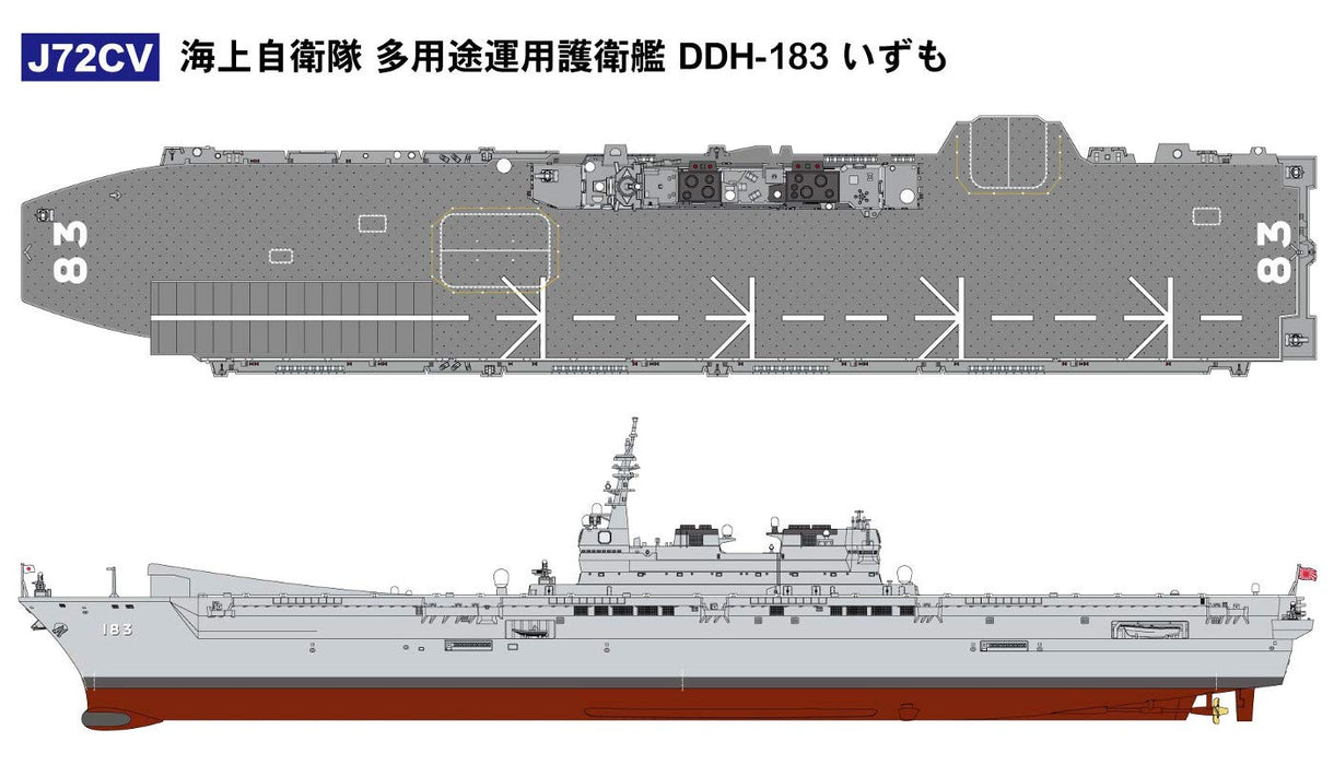 PIT-ROAD Skywave J-72Cv Jmsdf All-Purpose Destroyer Ddh-183 Izumo 1/700 Scale Kit- Japan Figure Store - #1 Bring To You The Best Japanese Goods
