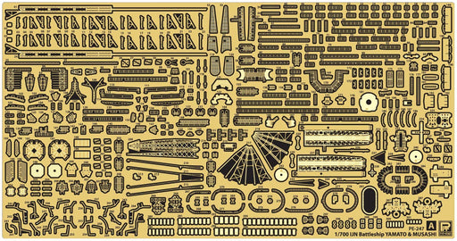 Pit-Road 1/700 Ship Model Grade Up Parts Series Japanese Navy Battleship Yamato Final Time Genuine Grade Up Parts Set Plastic Model Parts Gb7015- Japan Figure Store - #1 Bring To You The Best Japanese Goods