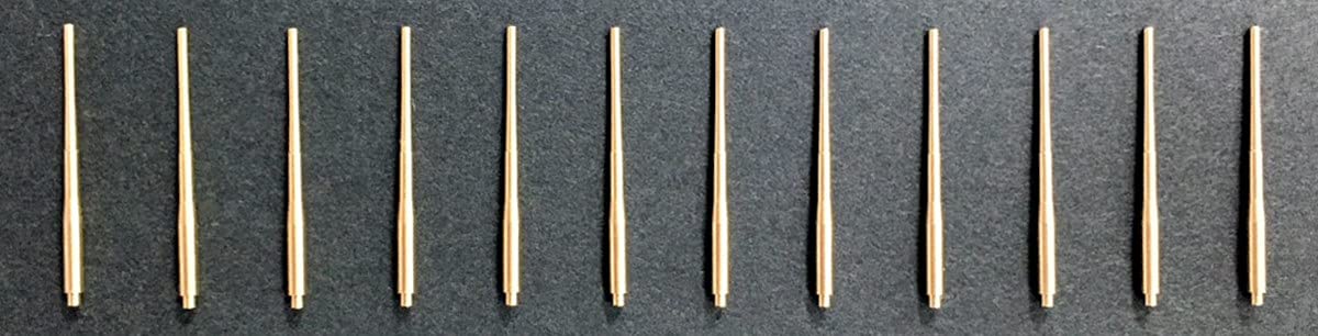Pit-Road 1/700 Skywave Series Wwii Us Navy Ship Equipment Set 2 Brass 35.6Cm Gun Barrel With 12 Plastic Model Parts E09B- Japan Figure Store - #1 Bring To You The Best Japanese Goods