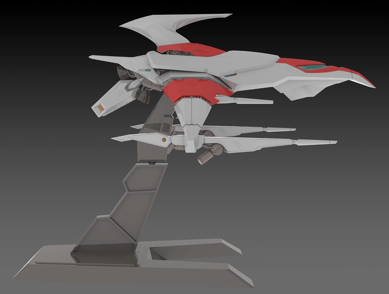 Pm Office A Darius Silver Hawk 3F-1B Space Fighter Total Length About 140Mm 1/144 Scale Color-Coded Plastic Model Pp148- Japan Figure Store - #1 Bring To You The Best Japanese Goods