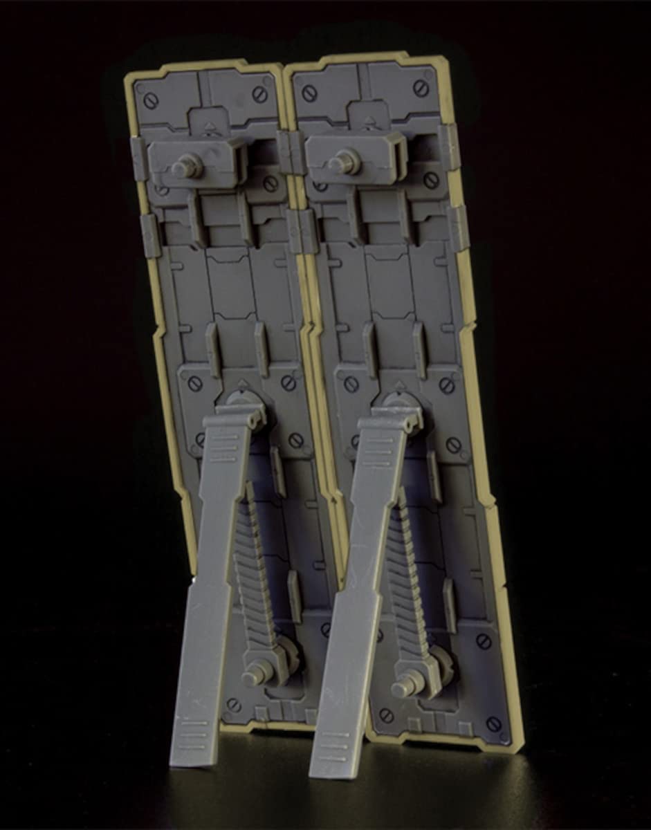 Pm Office A (Plum) Plastic Model Double Shield 3 Khaki Pp149 - Japan- Japan Figure Store - #1 Bring To You The Best Japanese Goods