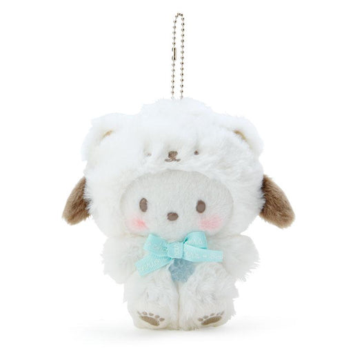 Sanrio Pochacco Mascot Holder (Fluffy Snow Design)- Japan Figure Store - #1 Bring To You The Best Japanese Goods