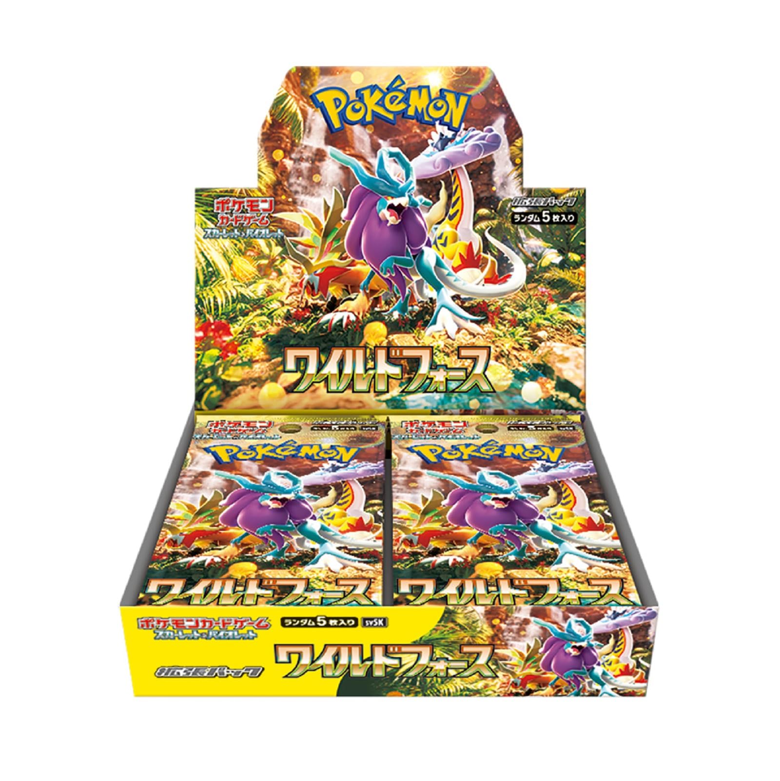 Pokemon Card Game Scarlet & Violet Wild Force Box Expansion Pack- Japan Figure Store - #1 Bring To You The Best Japanese Goods
