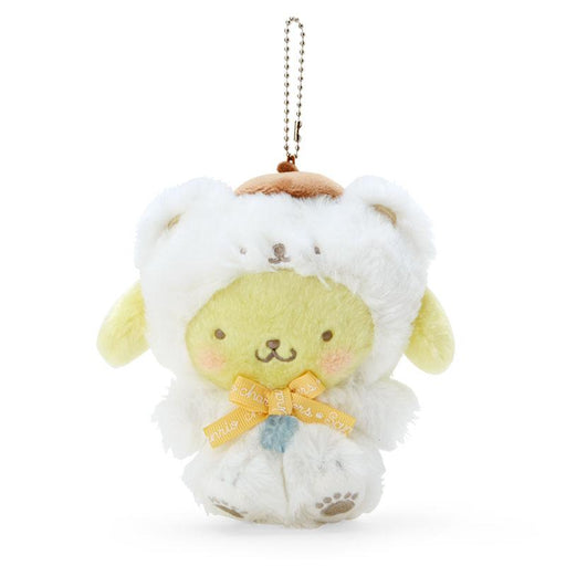 Sanrio Pompompurin Mascot Holder (Fluffy Snow Design)- Japan Figure Store - #1 Bring To You The Best Japanese Goods