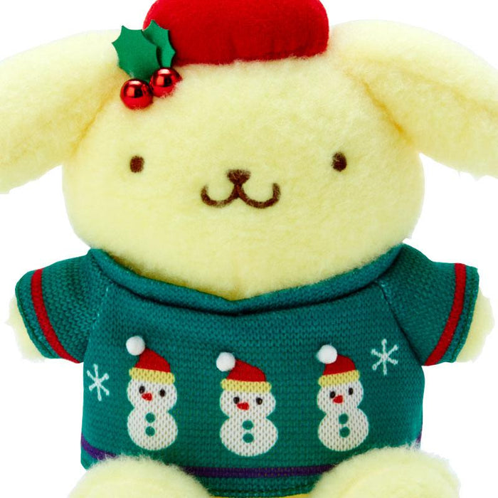 Sanrio Pompompurin Stuffed Toy (Christmas Sweater Design)- Japan Figure Store - #1 Bring To You The Best Japanese Goods
