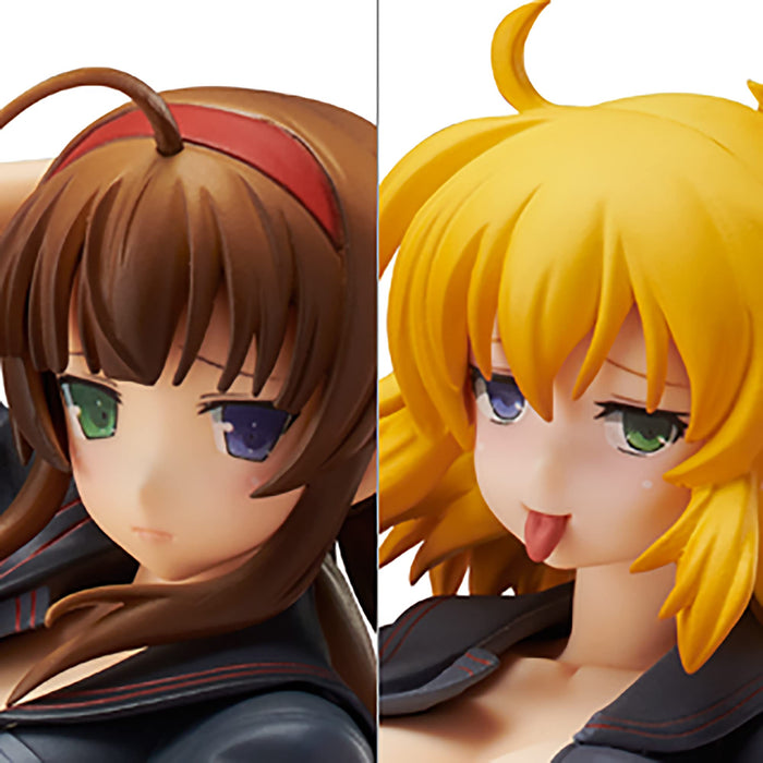 Proovy Japan Gokubi Girls Slender Glamorous Senran Kagura New Wave G Burst Ryobi X Ryona Pvc Figure Set- Japan Figure Store - #1 Bring To You The Best Japanese Goods