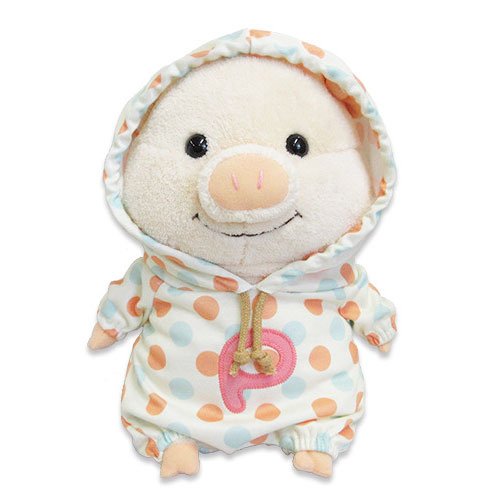 NAITO DESIGN Plush Doll Pu-Ton Polka Dot Hoodie M- Japan Figure Store - #1 Bring To You The Best Japanese Goods