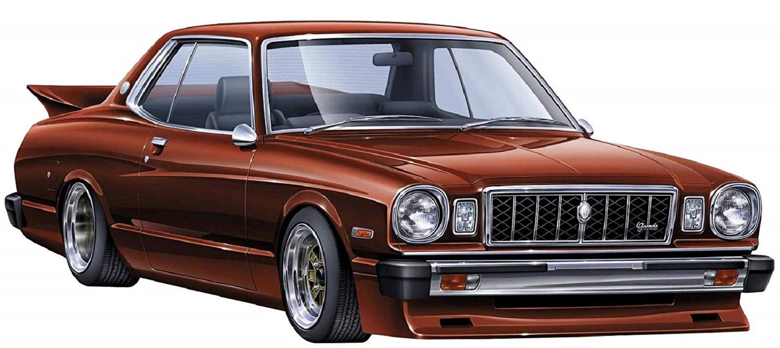 AOSHIMA Grachan 1/24 Toyota 41 Mark Ii 1972 Plastic Model- Japan Figure Store - #1 Bring To You The Best Japanese Goods