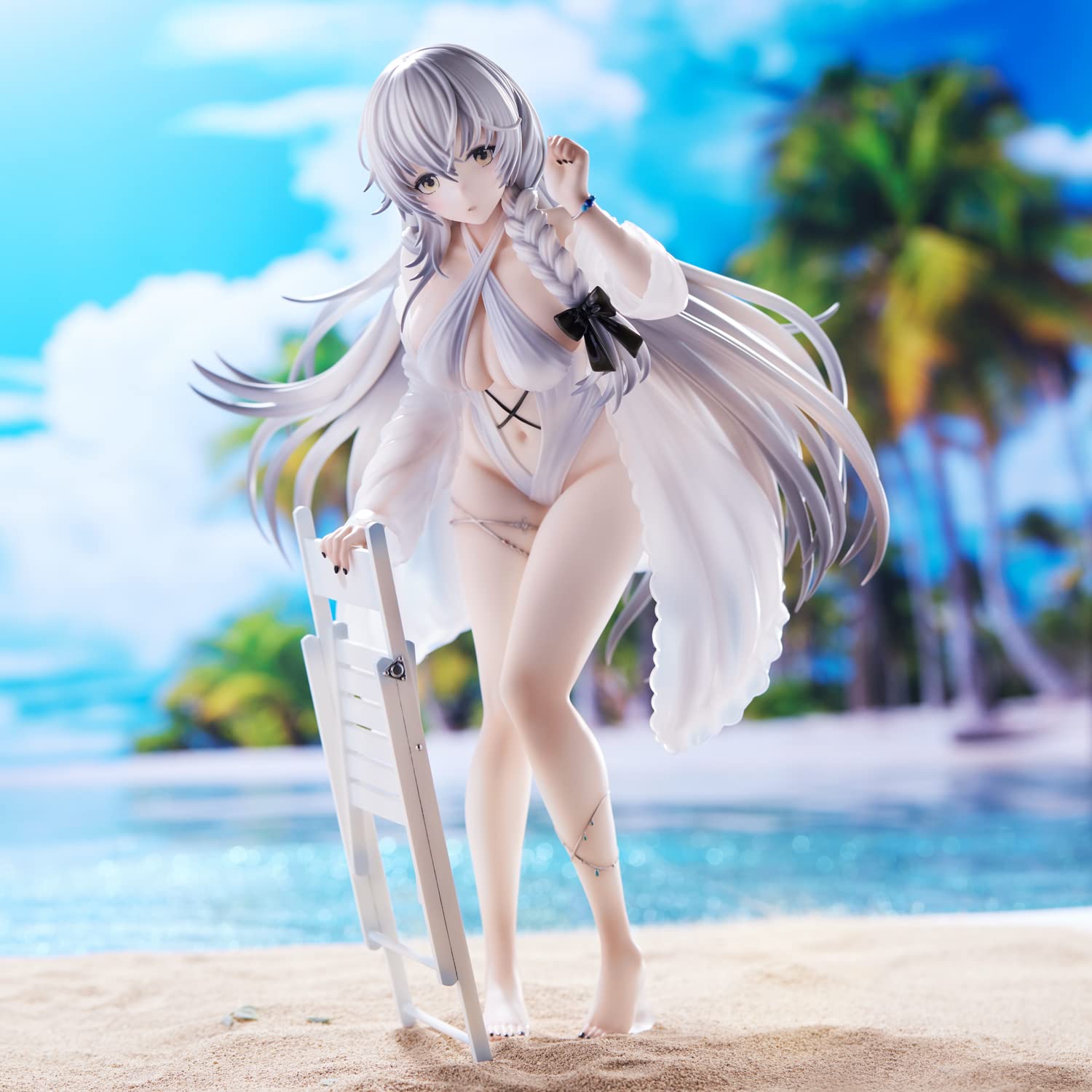 Union Creative Azur Lane Hermione Pure White Holiday Ver. Pvc & Abs Figure Japan- Japan Figure Store - #1 Bring To You The Best Japanese Goods