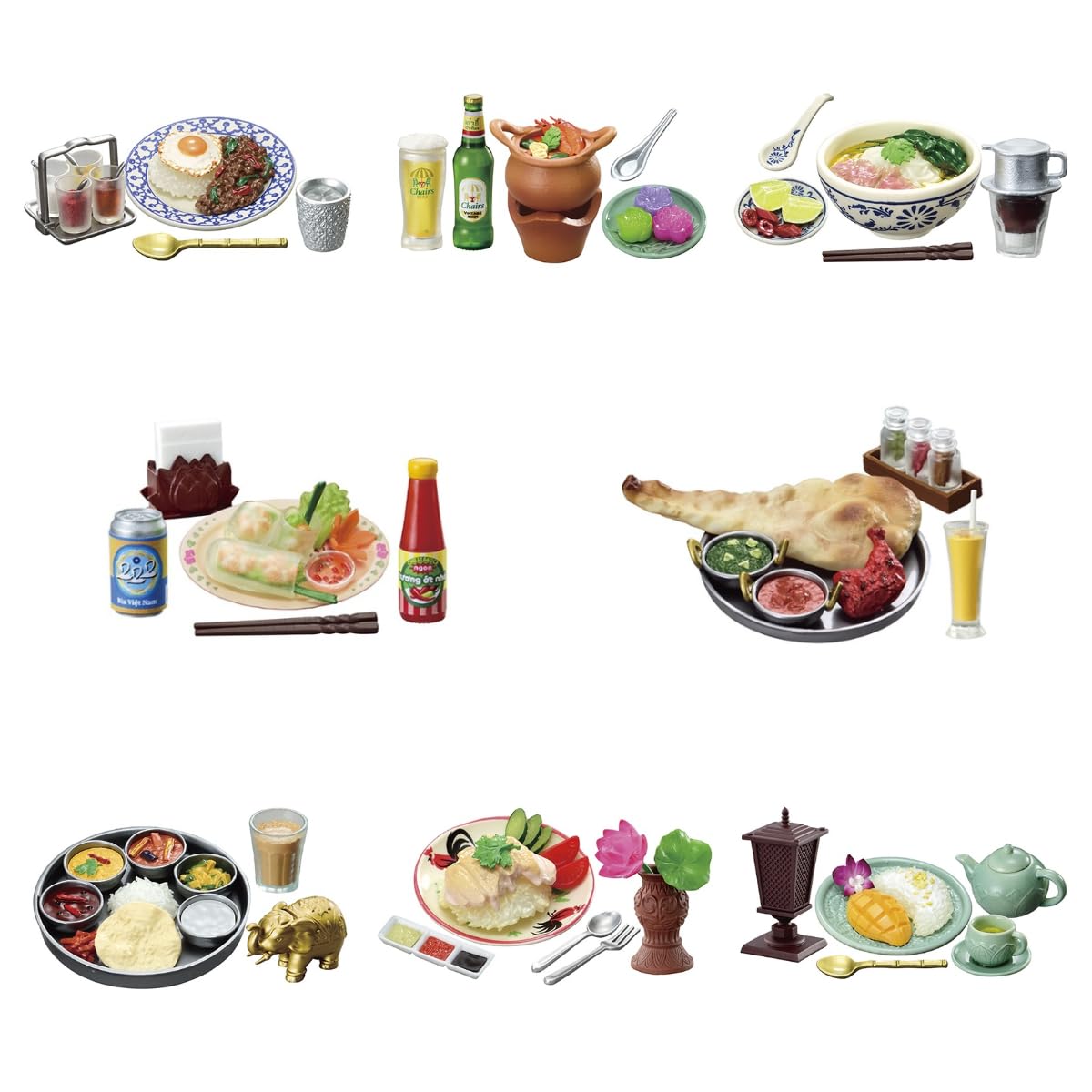 Re-Ment Petit Asian Dining 1Box PVC H115xW70xD50mm- Japan Figure Store - #1 Bring To You The Best Japanese Goods