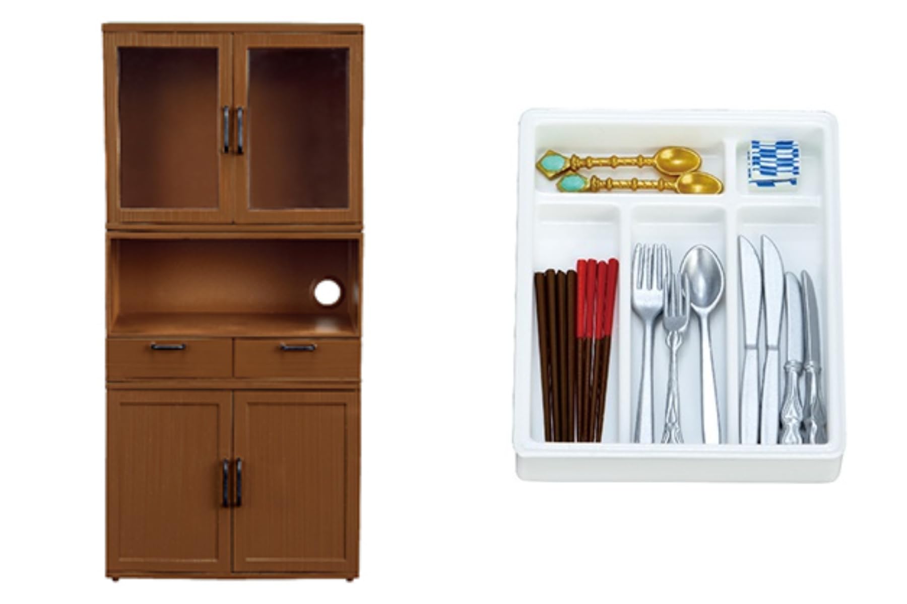 Re-Ment Petit Cupboard: H240xW110xD71mm- Japan Figure Store - #1 Bring To You The Best Japanese Goods