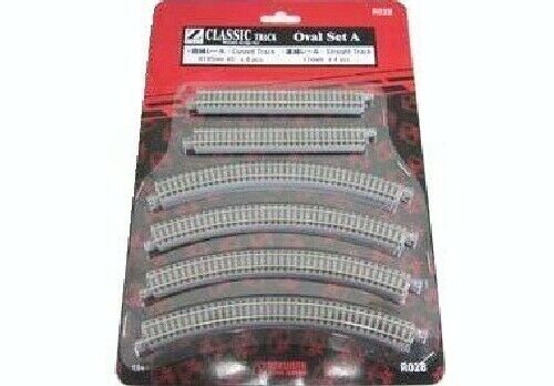 Rokuhan Z Scale Classic Track R028 Oval Set - Japan Figure