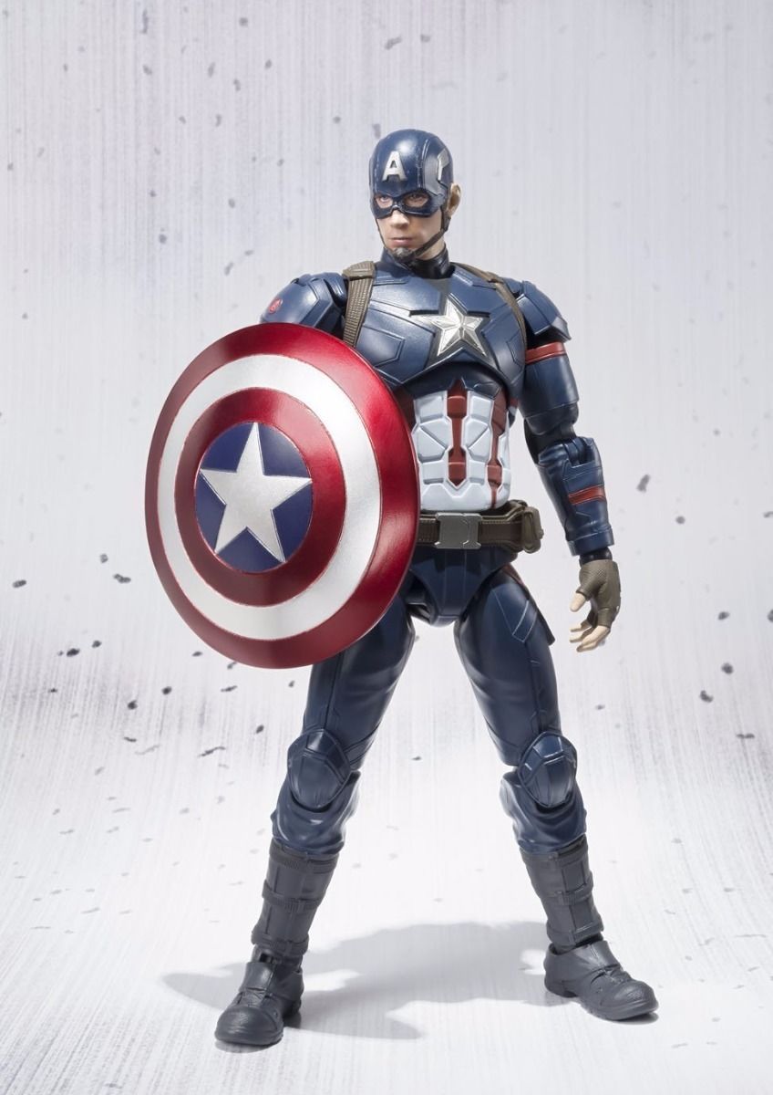 S.h.figuarts Captain America Civil War Ver Action Figure Bandai- Japan Figure Store - #1 Bring To You The Best Japanese Goods