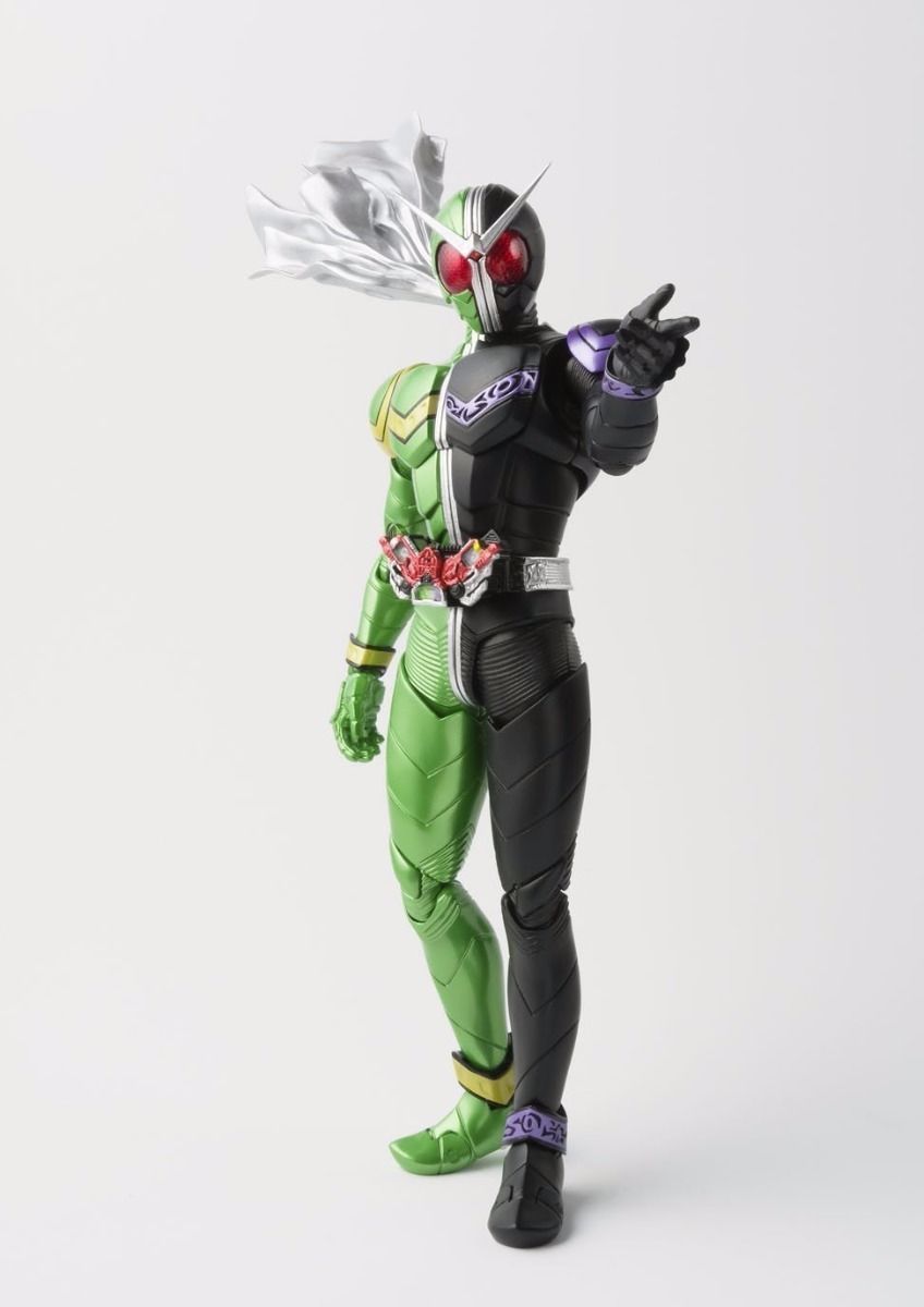 S.h.figuarts Masked Kamen Rider W Cyclone Joker Renewal Ver Bandai- Japan Figure Store - #1 Bring To You The Best Japanese Goods