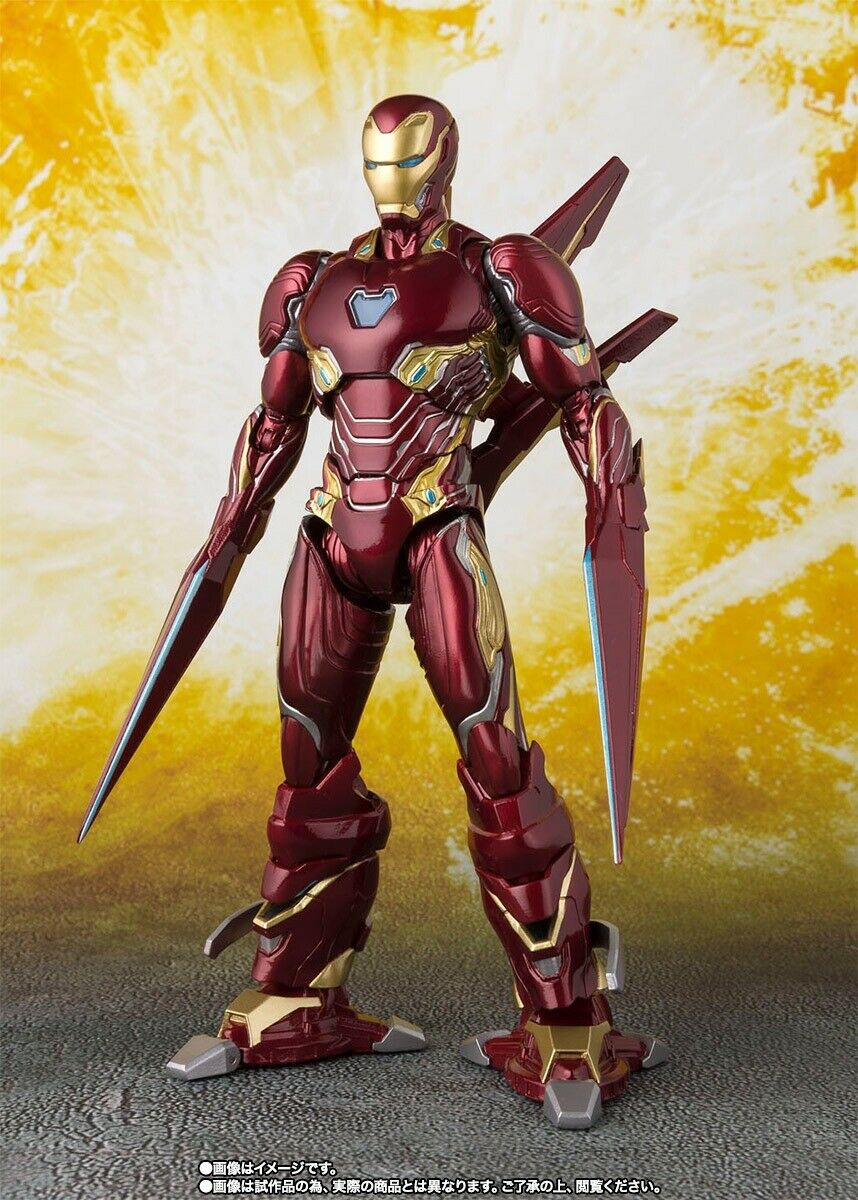 S.h.figuarts Avengers Infinity War Iron Man Mark 50 Nano Weapon Set Bandai- Japan Figure Store - #1 Bring To You The Best Japanese Goods