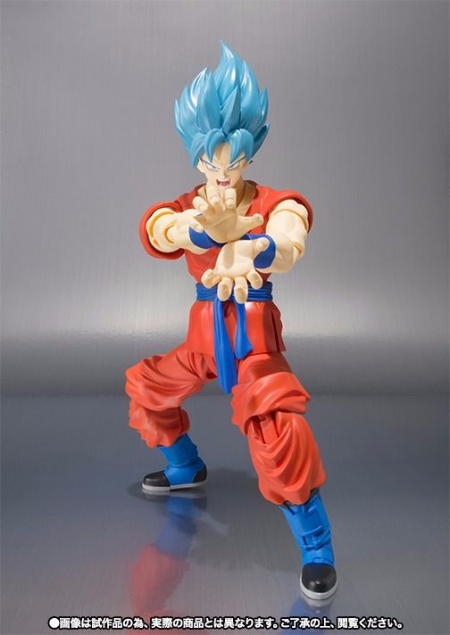 S.h.figuarts Dragon Ball Z Super Saiyan God Ss Son Gokou Action Figure Bandai- Japan Figure Store - #1 Bring To You The Best Japanese Goods
