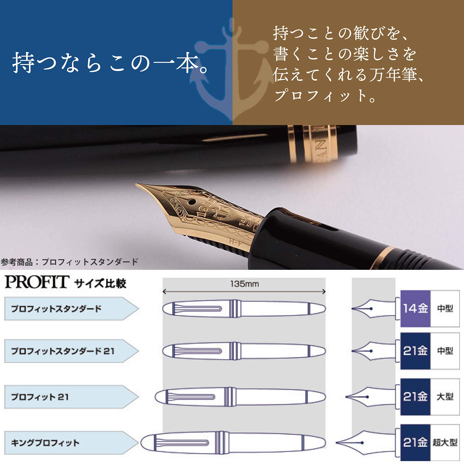 SAILOR Profit 21 Fountain Pen Silver 1911 Black Mf 11-2024-320- Japan Figure Store - #1 Bring To You The Best Japanese Goods