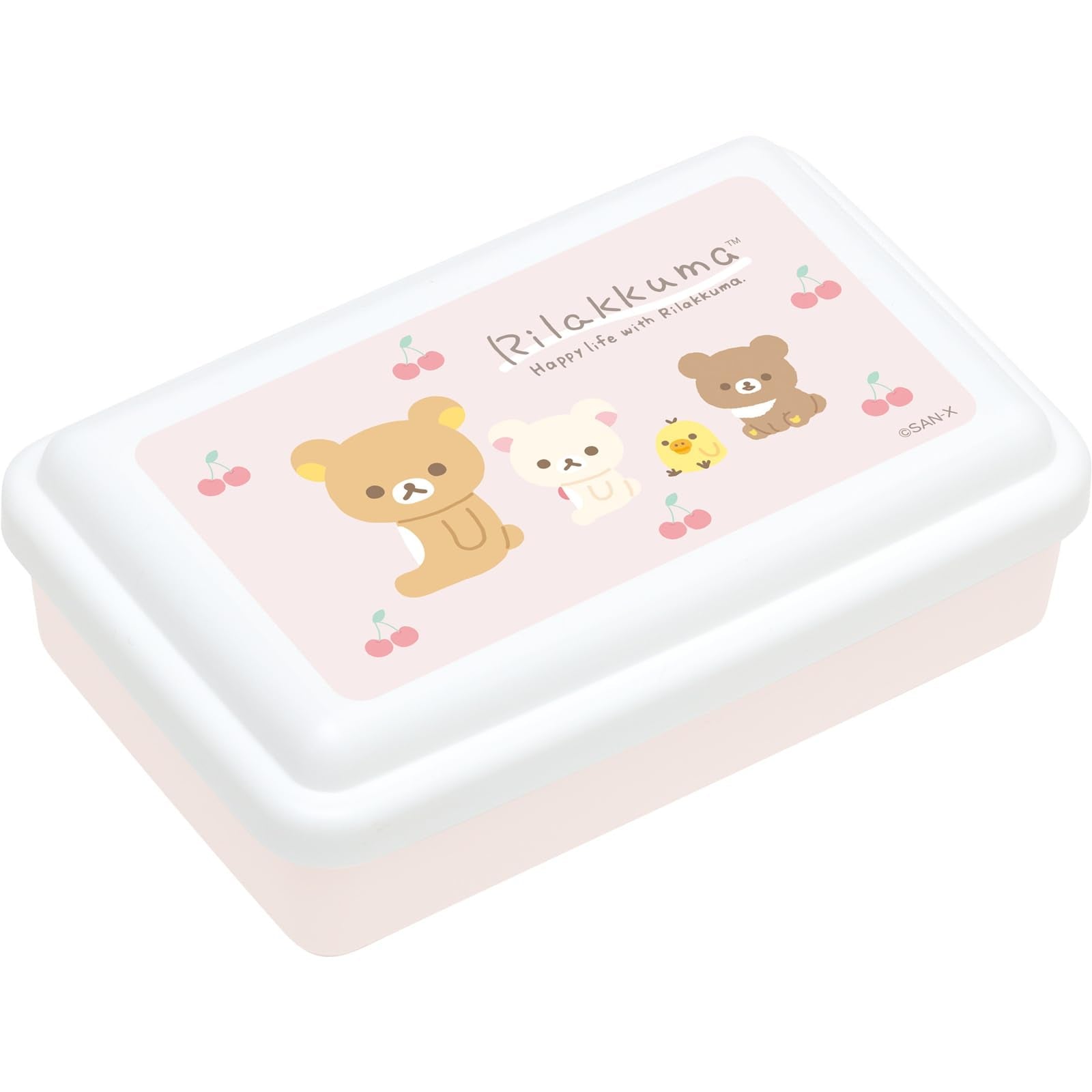 San-X Rilakkuma Fluffy Lunch Box Set - Compact and Stackable- Japan Figure Store - #1 Bring To You The Best Japanese Goods