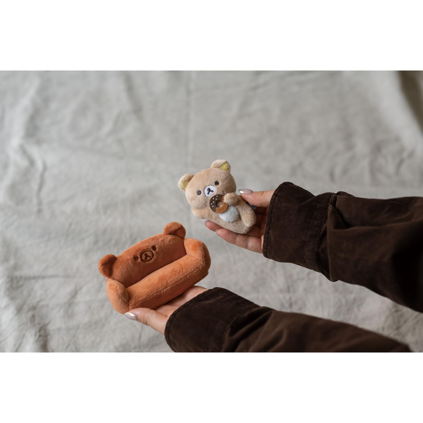 San-X Rilakkuma Plush Sofa Toy Set - Hottenori Series Model Mo33401- Japan Figure Store - #1 Bring To You The Best Japanese Goods