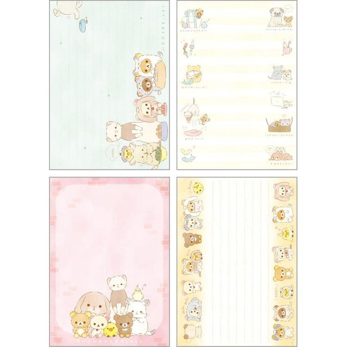 San-X Rilakkuma Your Little Family Memo Pad for Home and Office Use- Japan Figure Store - #1 Bring To You The Best Japanese Goods