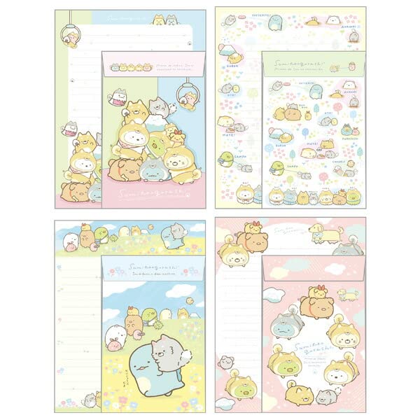 Dog Play Series Letter Set by San-X Sumikko Gurashi Model Lh74501- Japan Figure Store - #1 Bring To You The Best Japanese Goods