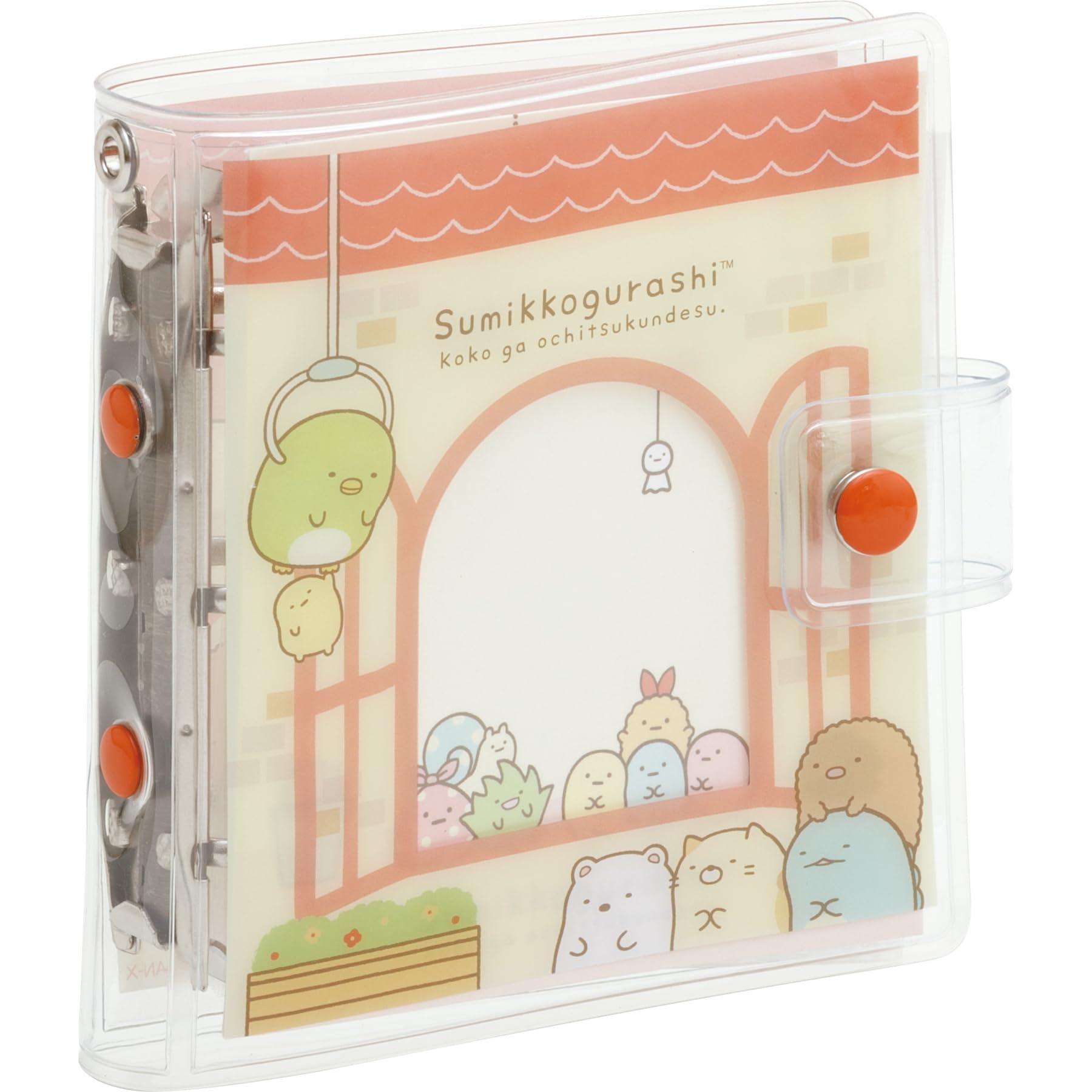 San-X Sumikko Gurashi Mini Binder Window Style Japan - 11 X 10 X 2 Cm- Japan Figure Store - #1 Bring To You The Best Japanese Goods