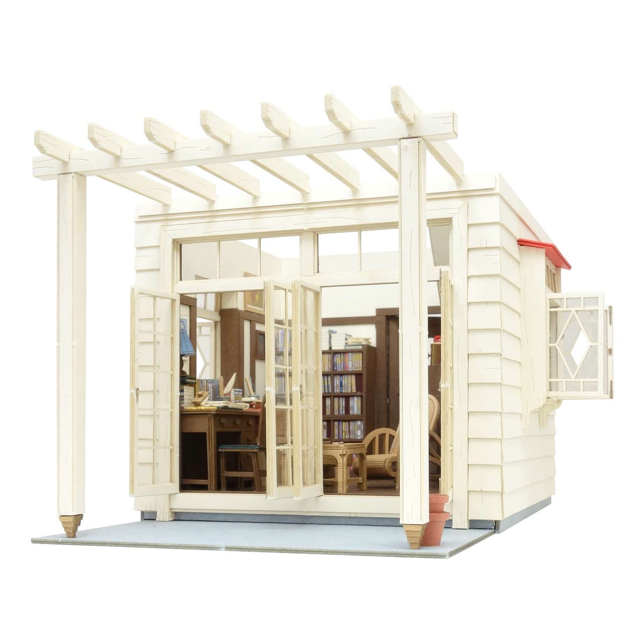 Sankei Studio Ghibli Series 1/35 My Neighbor Totoro Dad&S Study Paper Craft Mk07-45- Japan Figure Store - #1 Bring To You The Best Japanese Goods