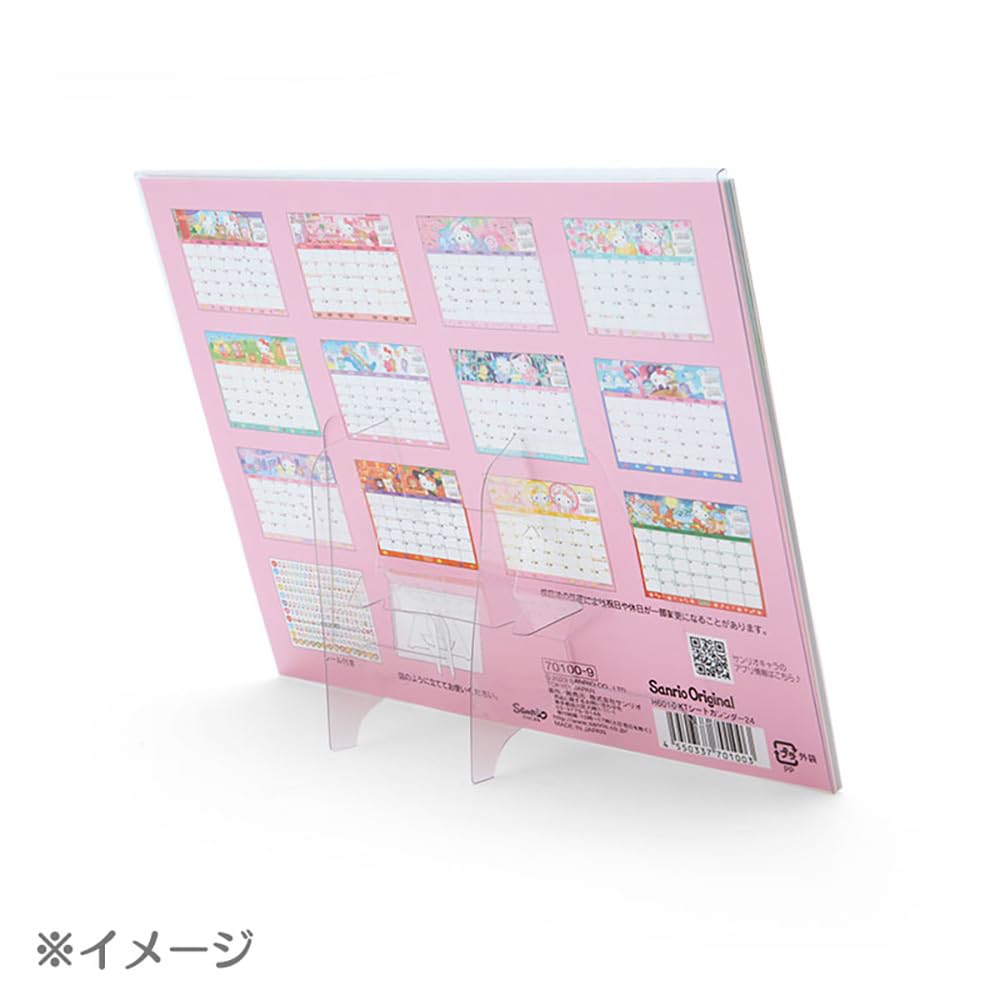 Sanrio 2024 Tabo Sheet Calendar Japan | 701149 Everyone'S- Japan Figure Store - #1 Bring To You The Best Japanese Goods