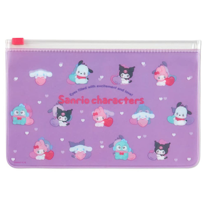 SANRIO Pvc Flat Pouch Set Emo Kyun- Japan Figure Store - #1 Bring To You The Best Japanese Goods