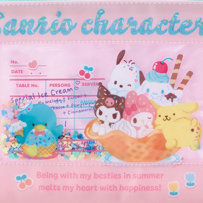 Sanrio 227412 Sanrio Characters Pouch Ice Cream Parlor Kawaii Sanrio Pouch- Japan Figure Store - #1 Bring To You The Best Japanese Goods
