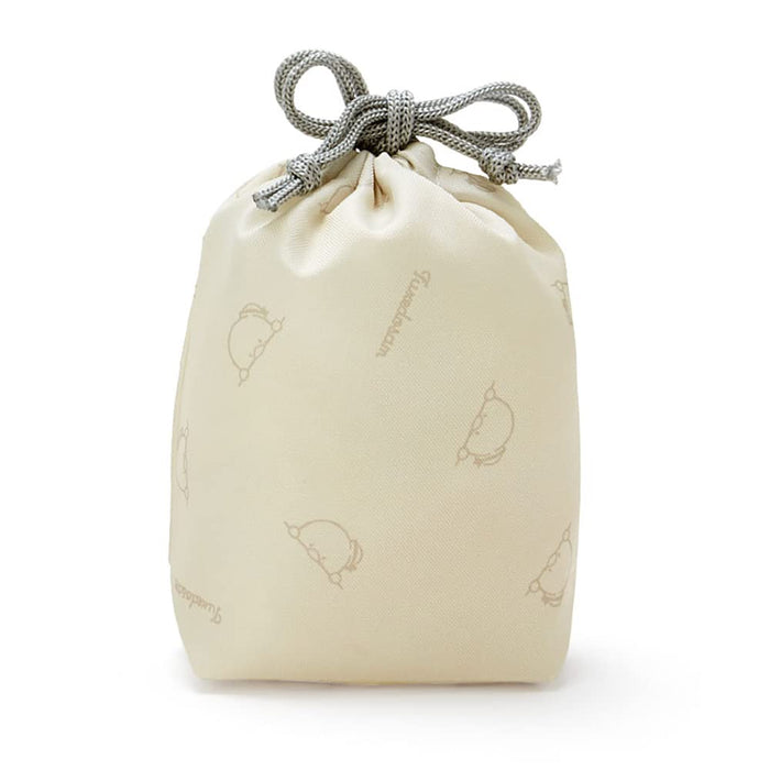 Sanrio 340634 Clear Pouch With Tuxedosam Drawstring Simple Design - Tuxedosam Drawstring Clear Pouch- Japan Figure Store - #1 Bring To You The Best Japanese Goods