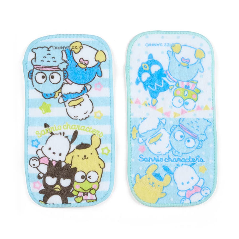 SANRIO Half-Size Mini Hand Towel Set 2 Pcs Characters- Japan Figure Store - #1 Bring To You The Best Japanese Goods
