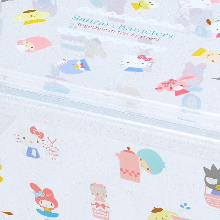 Sanrio Characters Storage Case L With Lid- Japan Figure Store - #1 Bring To You The Best Japanese Goods