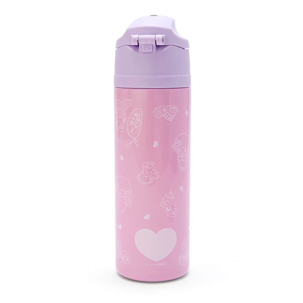 SANRIO Stainless Steel Water Bottle With Cover My Melody- Japan Figure Store - #1 Bring To You The Best Japanese Goods