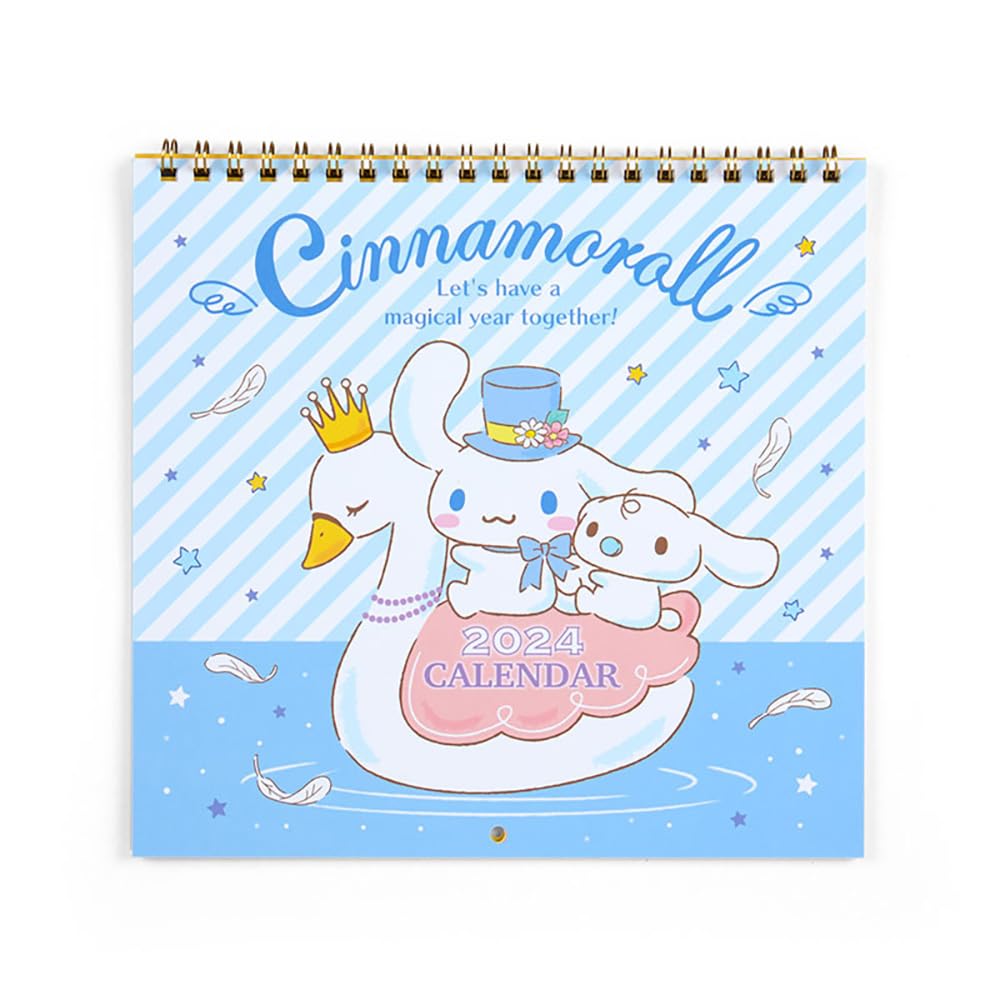 Sanrio Cinnamoroll Wall Calendar 2024 Japan 701319- Japan Figure Store - #1 Bring To You The Best Japanese Goods