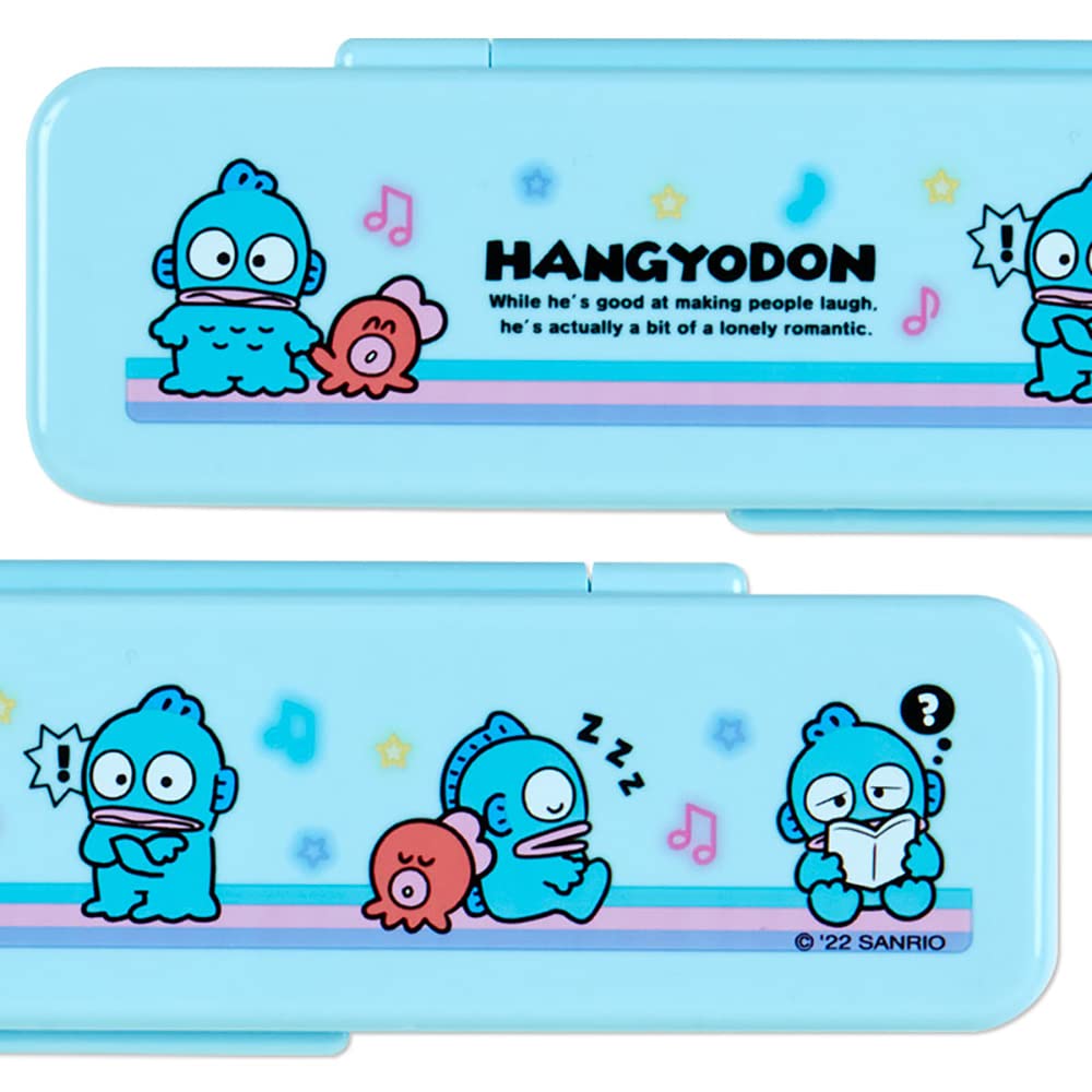 SANRIO Chopsticks And Spoon Set Hangyodon- Japan Figure Store - #1 Bring To You The Best Japanese Goods