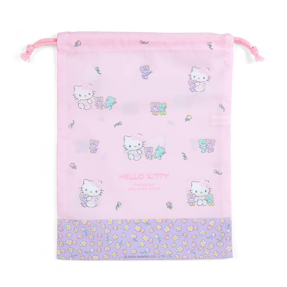 Sanrio Hello Kitty Drawstring Pouch From Japan - M 254703- Japan Figure Store - #1 Bring To You The Best Japanese Goods