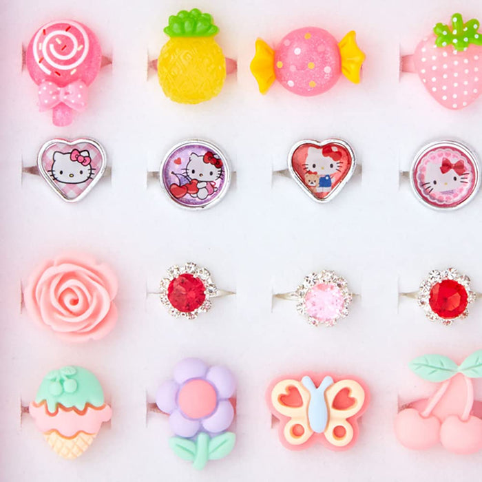 Sanrio Hello Kitty Fashionable And Cute Ring Set - Japanese Hello Kitty Ring Set- Japan Figure Store - #1 Bring To You The Best Japanese Goods